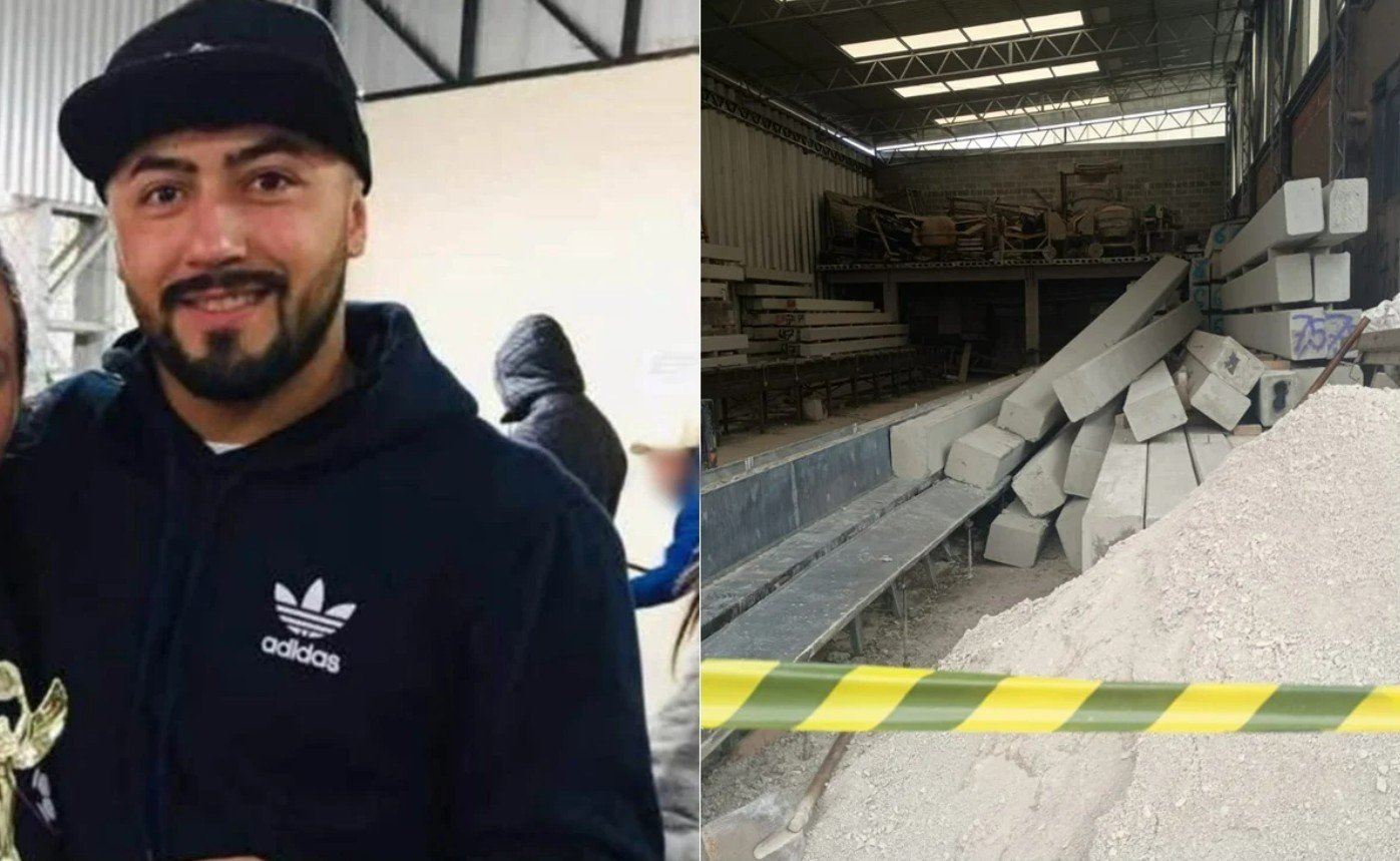 Davi Soares Miranda tinha 28 anos e morreu ao ser atingido por postes em fábrica de São José dos Pinhais (Foto: Colaboração)