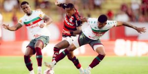 Foto: Adriano Fontes/FlamengoÚnico ponto conquistado pelo Flamengo foi na estrei