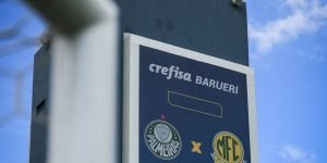O Palmeiras enfrenta o Mirassol na Arena Barueri. — Foto: Reprodução/XPalmeiras