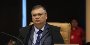 Foto: Ministro Flávio Dino na sessão plenária do STF. Foto: Rosinei Coutinho/SCO