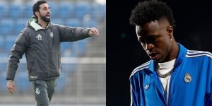 Álvaro Arbeloa saiu em defesa de Vinicius Júnior — Foto: Reprodução @realmadridA