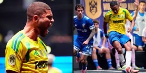 Brasil venceu a Itália por 15 a 5 — Foto: Reprodução / @kings_leaguebrO Brasil s