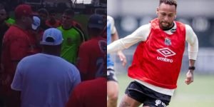 Torcedores do Velo Clube cobram jogadores: "Tirem Neymar da Copa" — Foto: Reprod