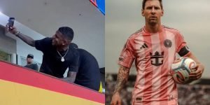 Torcida do São Paulo detona Arboleda em jogo de Messi no Equador — Foto: Reprodu