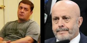 À esquerda, Lulinha, filho de Luiz Inácio Lula da Silva; à direita, o lobista co