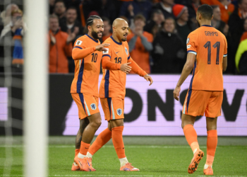 Seleção da Holanda — Foto: Seleção da Holanda JOHN THYS / AFP