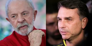 Foto: Flávio Bolsonaro reage e ironiza Lula após fala do presidente que chamou J