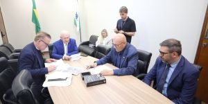 Comissão reuniu-se na segunda-feira (4), após a Sessão Plenária. — Foto: Comissã