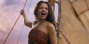 Foto: 1 de 1 Cena colorida do trailer do Live-action de Moana - Foto: Reprodução