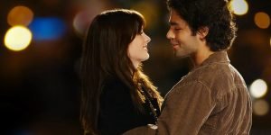 Cena de Andy (Anne Hathaway) e Nate (Adrian Grenier) em O Diabo Veste Prada (200