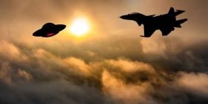 Foto de óvni sendo perseguido por aeronave — Foto: 1 de 1 Foto de óvni sendo per