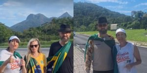 Além dos parlamentares, a caminhada Acorda Brasil Paraná conta com apoiadores de diversas cidades do estado (Foto: Reprodução/ Redes sociais)