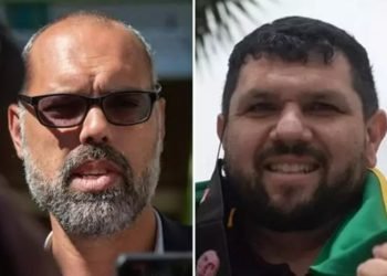 Allan dos Santos e Oswaldo Eustáquio moram atualmente no exterior (colagem)