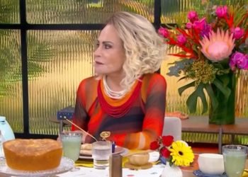 Foto: 1 de 1 Imagem colorida de Ana Maria Braga no Mais Você - Metrópoles - Foto