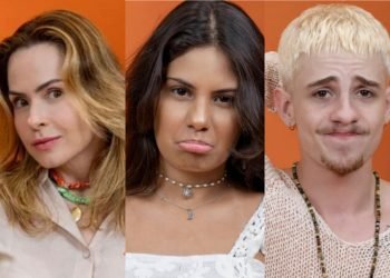 Ana Paula Renault, Gabriela e Juliano Floss disputam o 16º Paredão do BBB — Foto