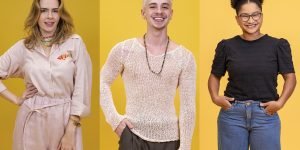 Montagem de imagens Ana Paula, Juliano e Milena, os finalistas do BBB 26 — Foto: