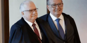 Gilmar Mendes e Fachin — Foto: Gilmar Mendes e Fachin