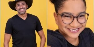 Foto: 1 de 1 Montagem com foto de Alberto Cowboy e Milena - Foto: Reprodução/Glo