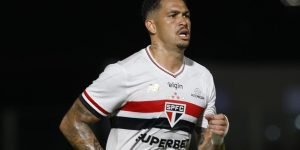 Luciano marca gol na vitória do São Paulo — Foto: Reprodução/XLuciano acredita q