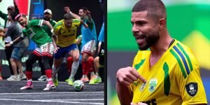 Brasil eliminou o México na semifinal — Foto: Reprodução / @kingsleague_brBrasil