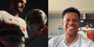 Cauly é apresentado pelo São Paulo — Foto: https://esporte.ig.com.br/futebol/202