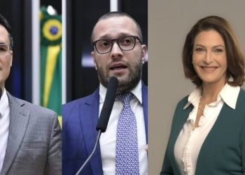 Deltan Dallagnol, Filipe Barros e Cristina Graeml (Colagem)