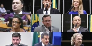Foto: Alguns dos deputados federais do Paraná (da esq. para dir. por linha): Gia