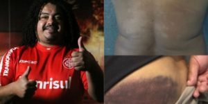 Perdigão, ex-Corinthians e Inter, é agredido por PM durante jogo no Paraná — Fot