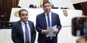 Deputados Batatinha e Gugu Bueno (à dir.), ambos do PSD. — Foto: Deputados Batat