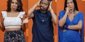Foto: 1 de 1 Montagem de imagens para enquete mostra Gabriela, Leandro e Marciel