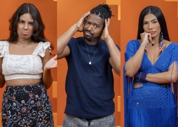 Foto: 1 de 1 Montagem de imagens para enquete mostra Gabriela, Leandro e Marciel