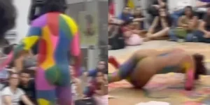 Espetáculo 'Papangu' Na UFRN Gera Polêmica Com Artista Completamente Nu No Palco