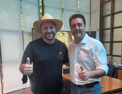 Geraldo Mendes e Ratinho Junior (Foto: Ascom/GM)