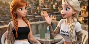 Foto: 1 de 1 Conteúdo gerado por IA cria animações de personagens da Disney em c