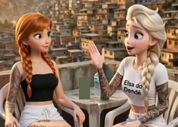 Foto: 1 de 1 Conteúdo gerado por IA cria animações de personagens da Disney em c