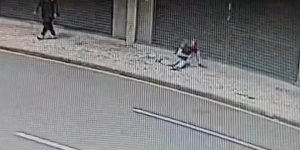 Foto: Vítima foi socorrida com queimaduras graves após o ataque — Foto: Antônio