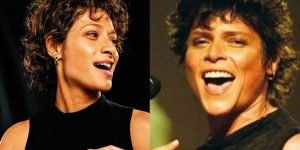 Luisa Arraes caracterizada para interpretar Cássia Eller na cinebiografia — Foto