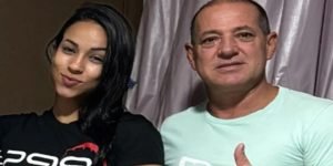 Foto: José Carlos Andrade Nogueira e a filha, Karla Thaynnara Nogueira, em image