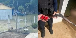 O caso aconteceu na estrada João Hiurko Filho — Foto: O caso aconteceu na estrad