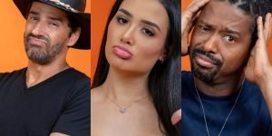 Foto: 1 de 1 Alberto Cowboy, Jordana e Leandro, o Boneco, disputam o Paredão no