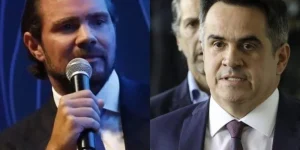 O banqueiro Daniel Vorcaro, que está preso, e o senador Ciro Nogueira (PP/PI) |
