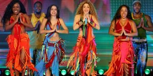Foto: 1 de 1 shakira show looks figurinos moda estilo rio de janeiro - metrópole